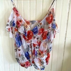 Floral Crop Tank